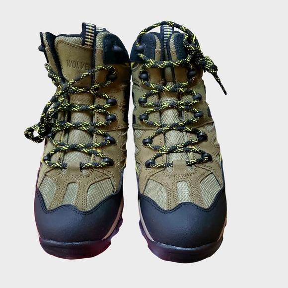 Men's Wolverine Wilderness Waterproof Hiker Boots Olive Size 11 NIB - Picture 4 of 8